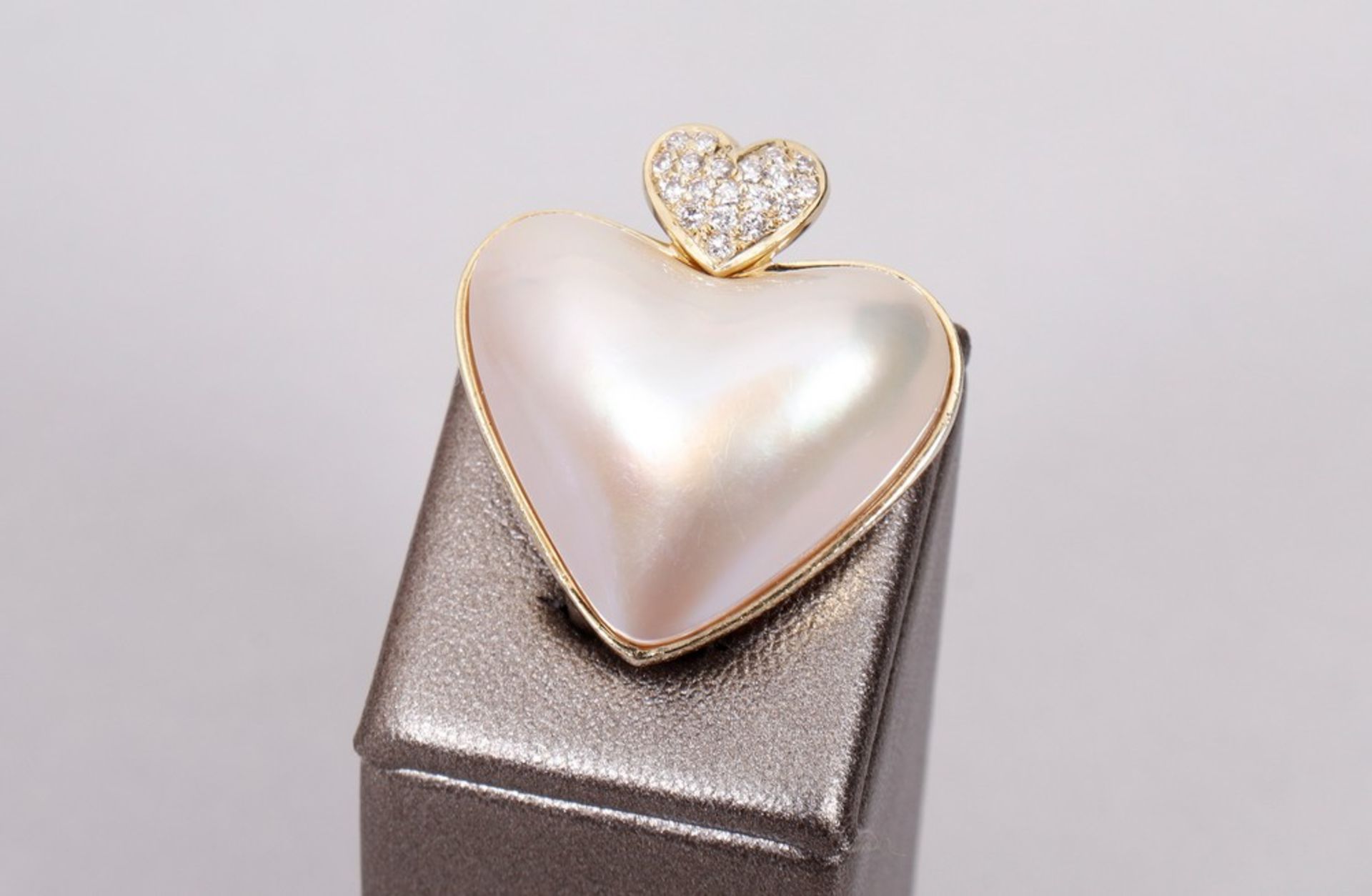 Heart-pendant, 585 gold