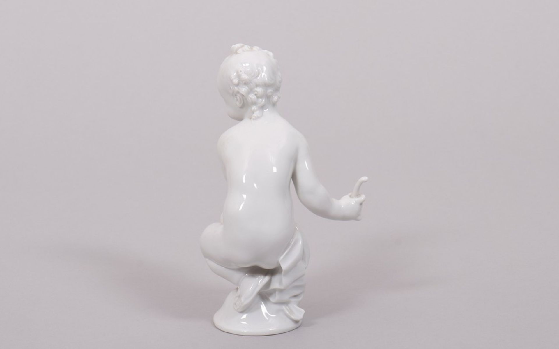 Cupid, design Paul Scheurich (1883, New York City - 1945, Brandenburg) for Meissen, 20th C. - Image 3 of 5