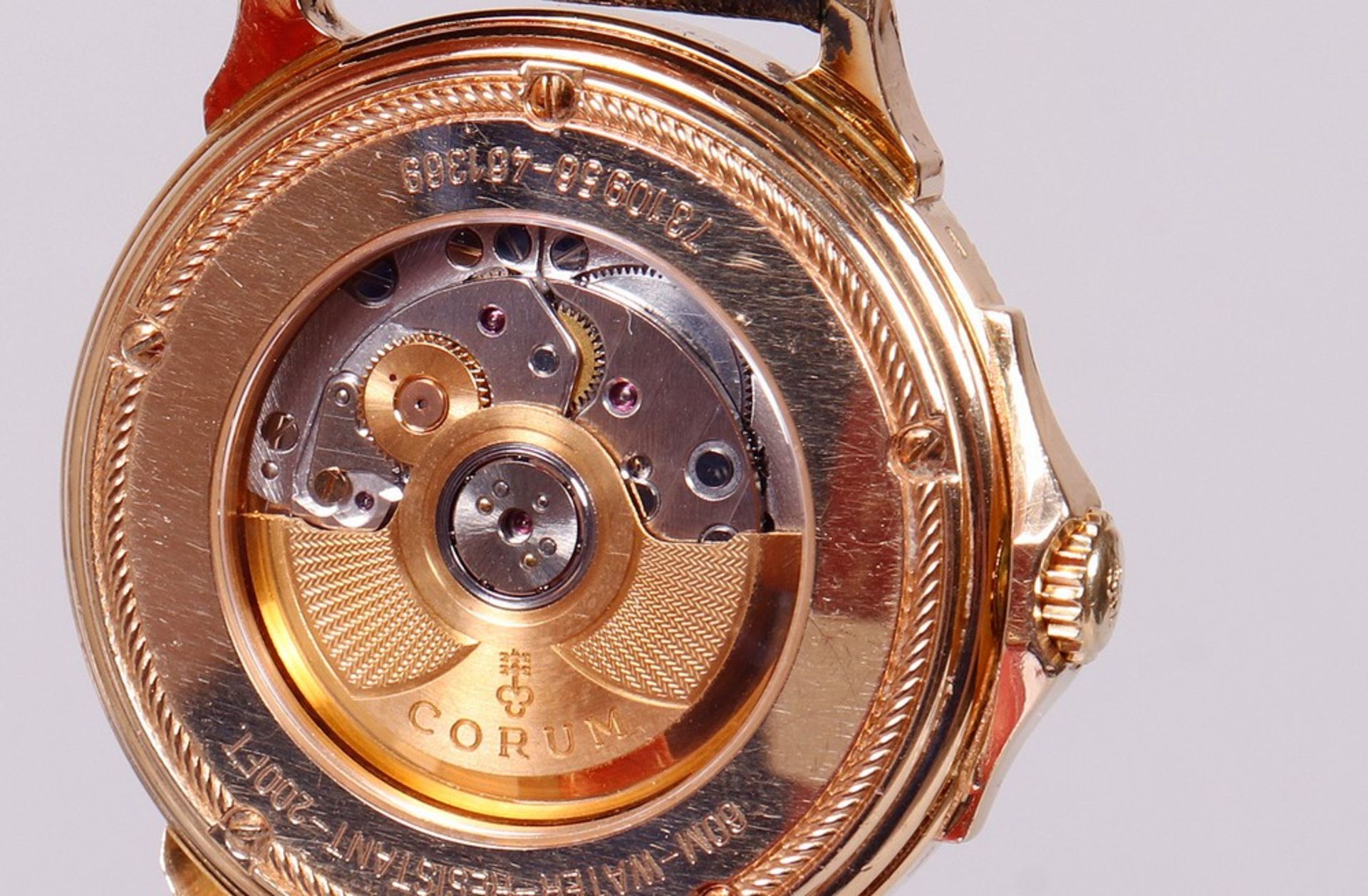 Men's wristwatch, 750 gold, Corum, Reserve de Marche automatic - Image 5 of 6