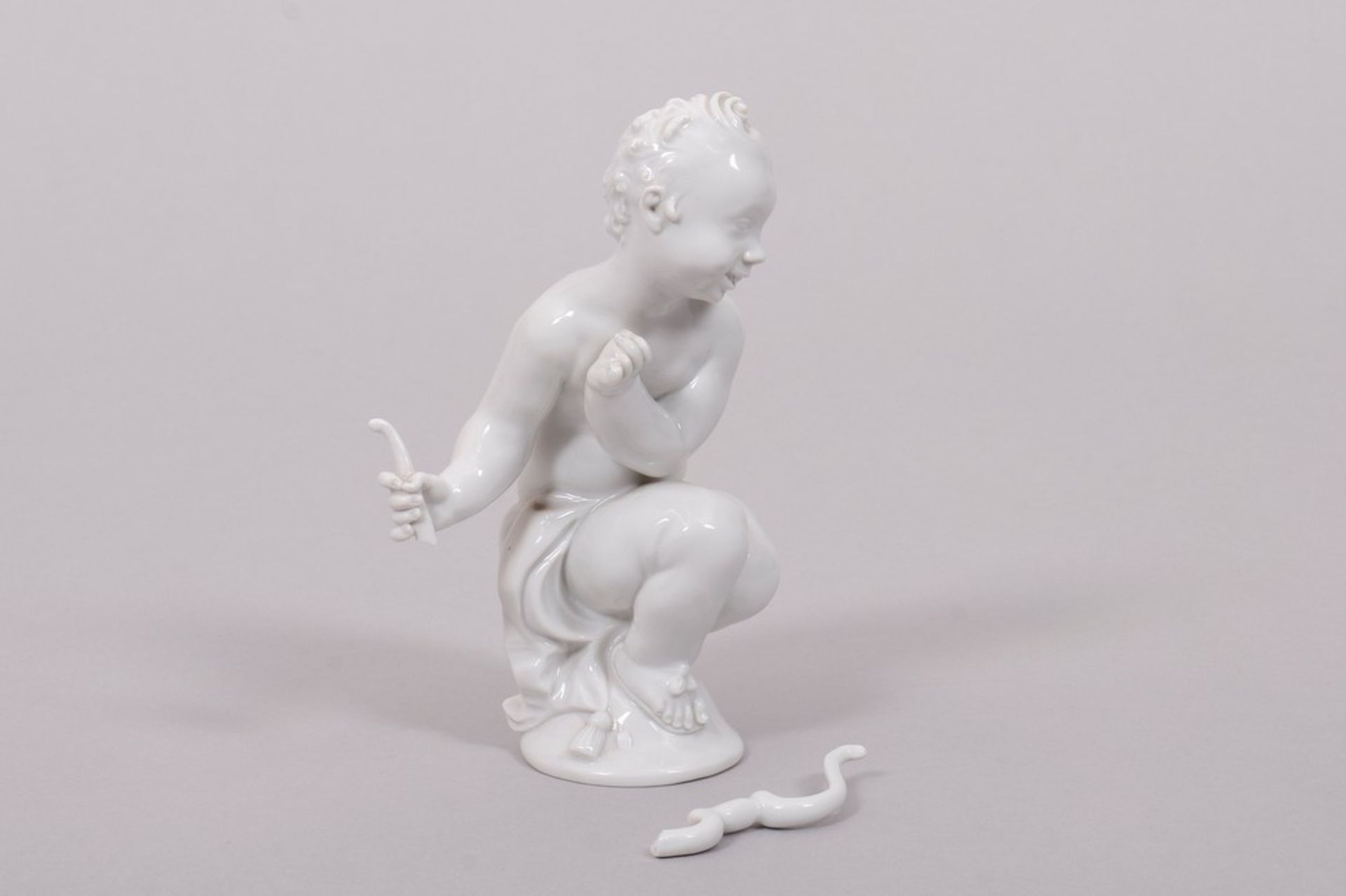 Cupid, design Paul Scheurich (1883, New York City - 1945, Brandenburg) for Meissen, 20th C.