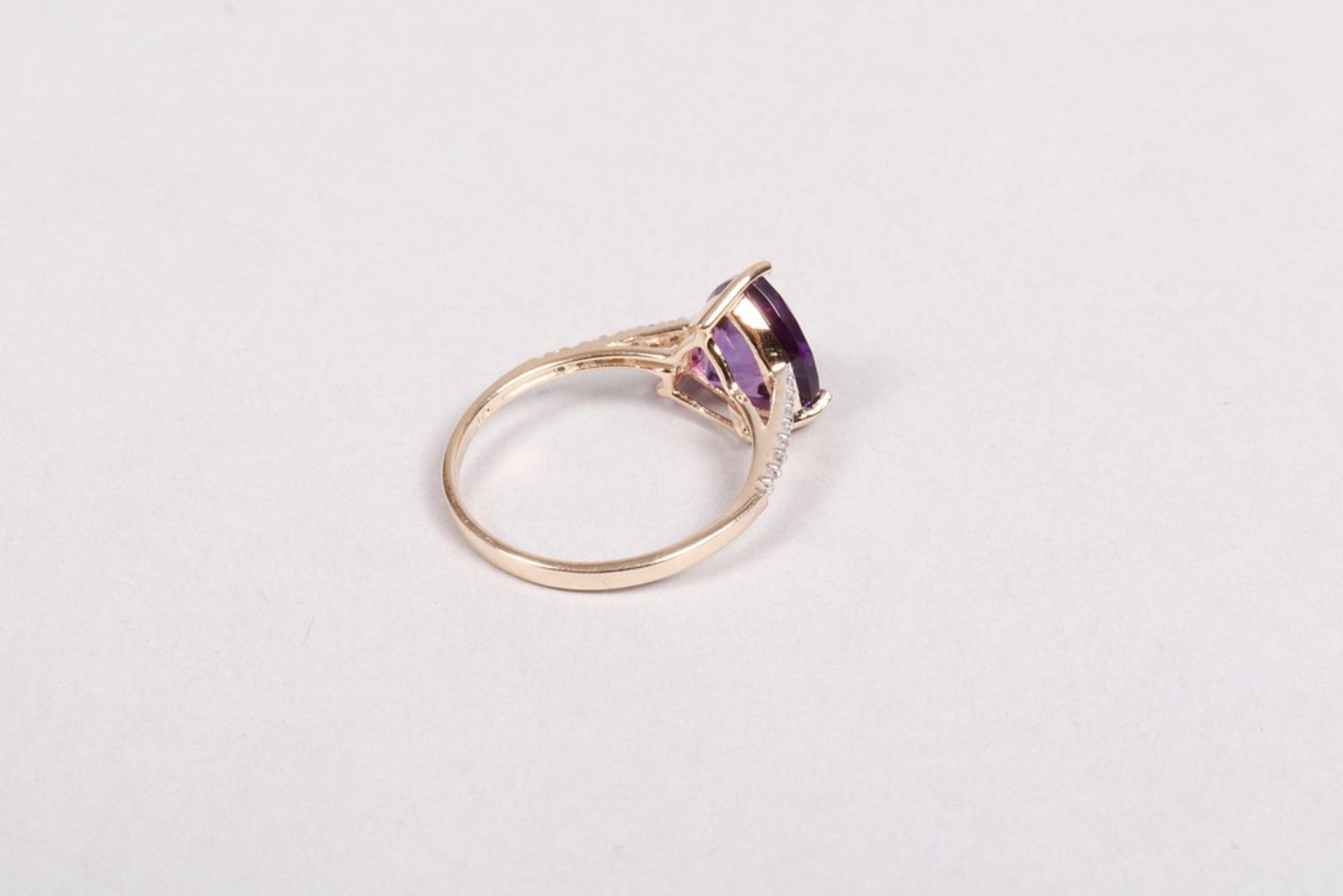 Modern ring, 375 gold - Image 3 of 4