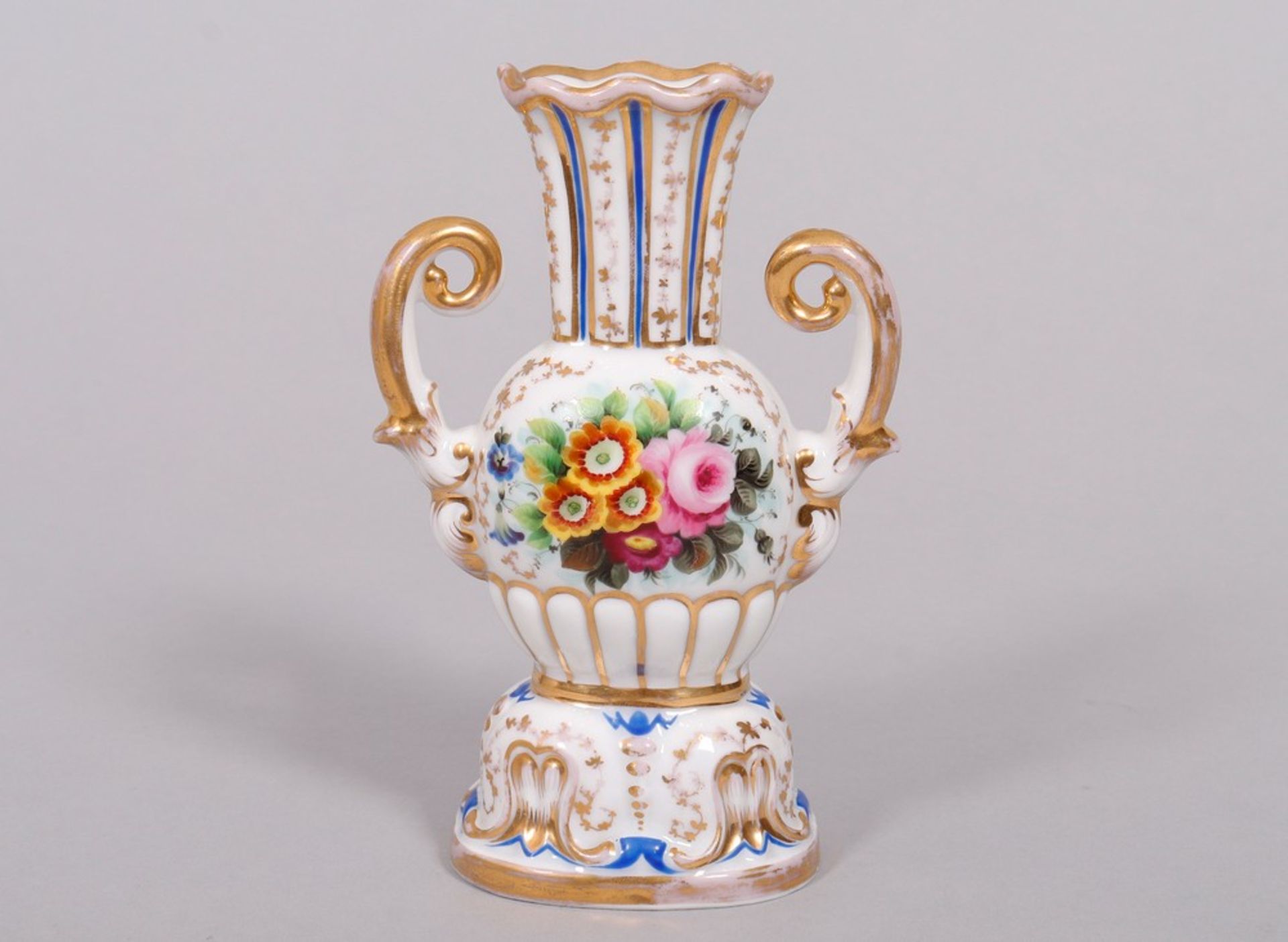 Small Biedermeier vase, probably Sèvres, c. 1837