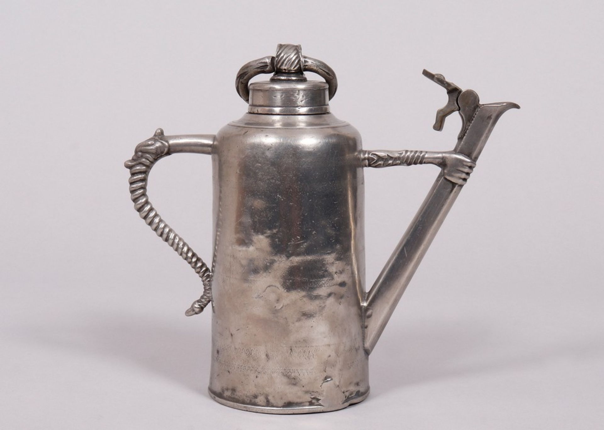 Jug and bottle, probably German, 18th/19th C. - Image 2 of 4