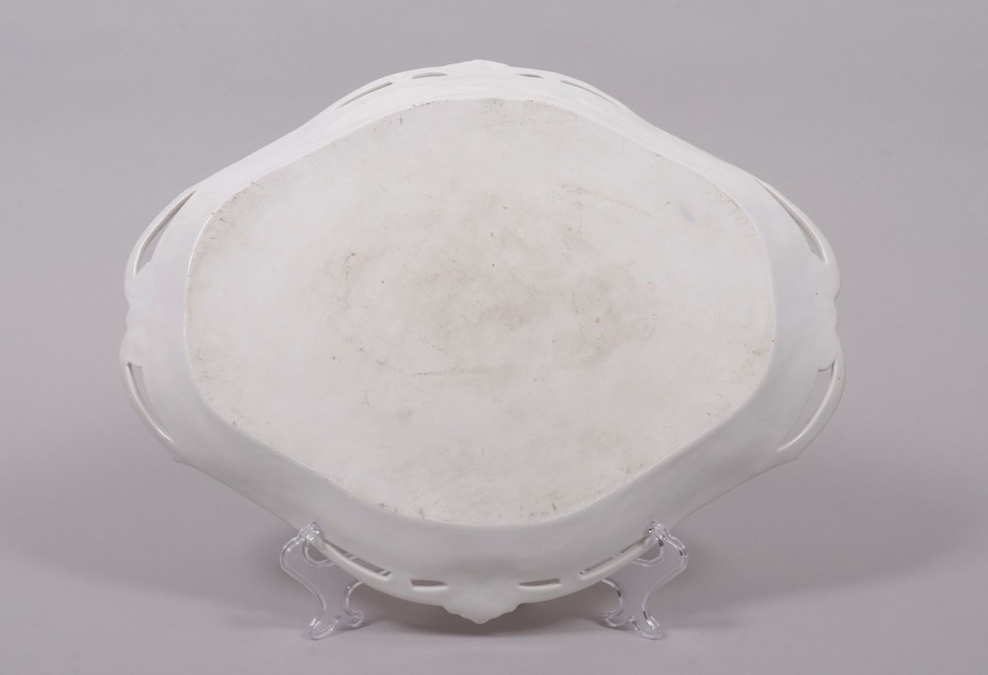 Large tray, probably Silesia, 19th C.  - Image 5 of 5