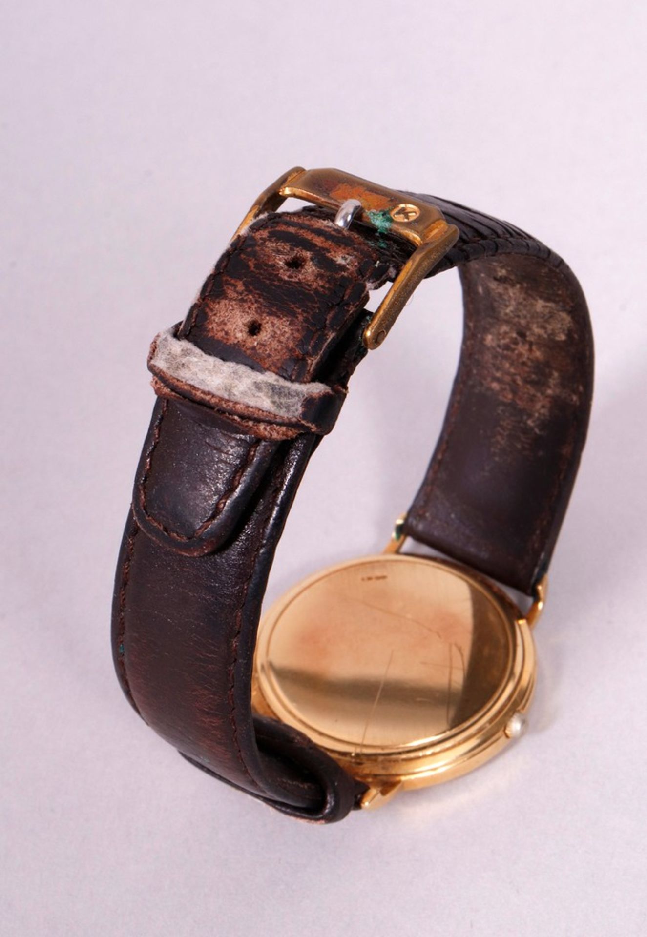 Gent's wristwatch, 750 gold, Omega Classic Date - Image 3 of 3