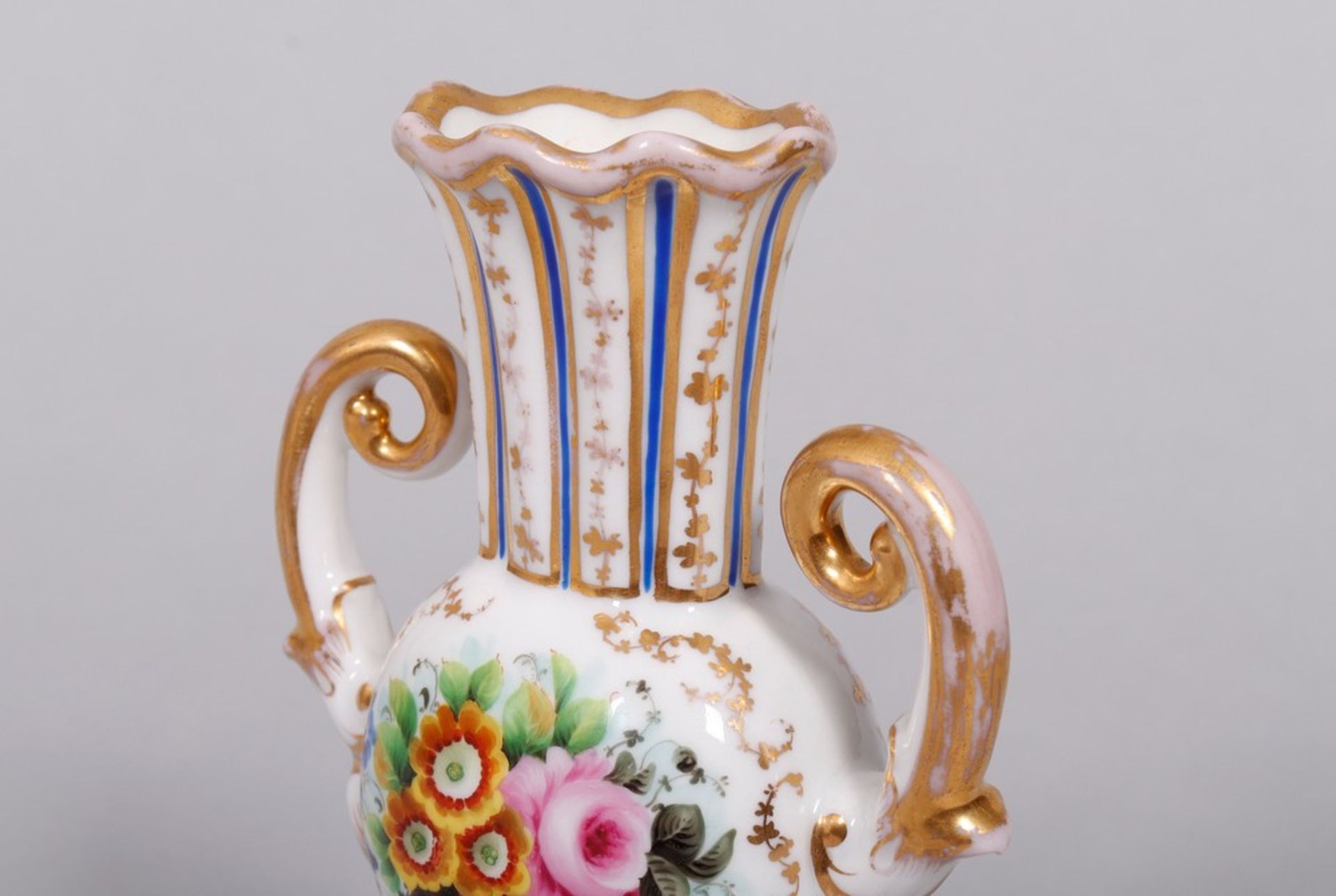 Small Biedermeier vase, probably Sèvres, c. 1837 - Image 4 of 6