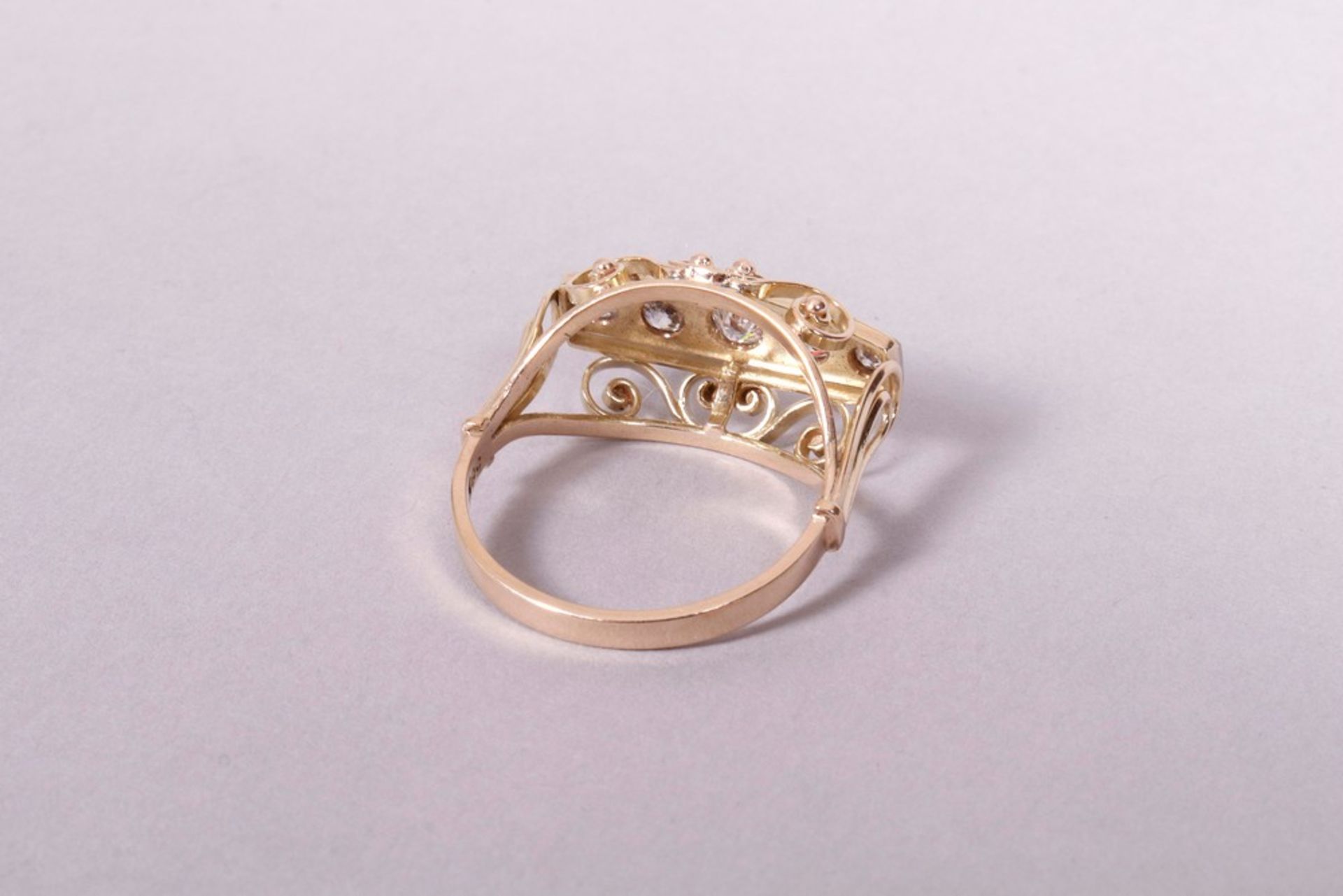 Art Nouveau ring, 585 gold - Image 4 of 5