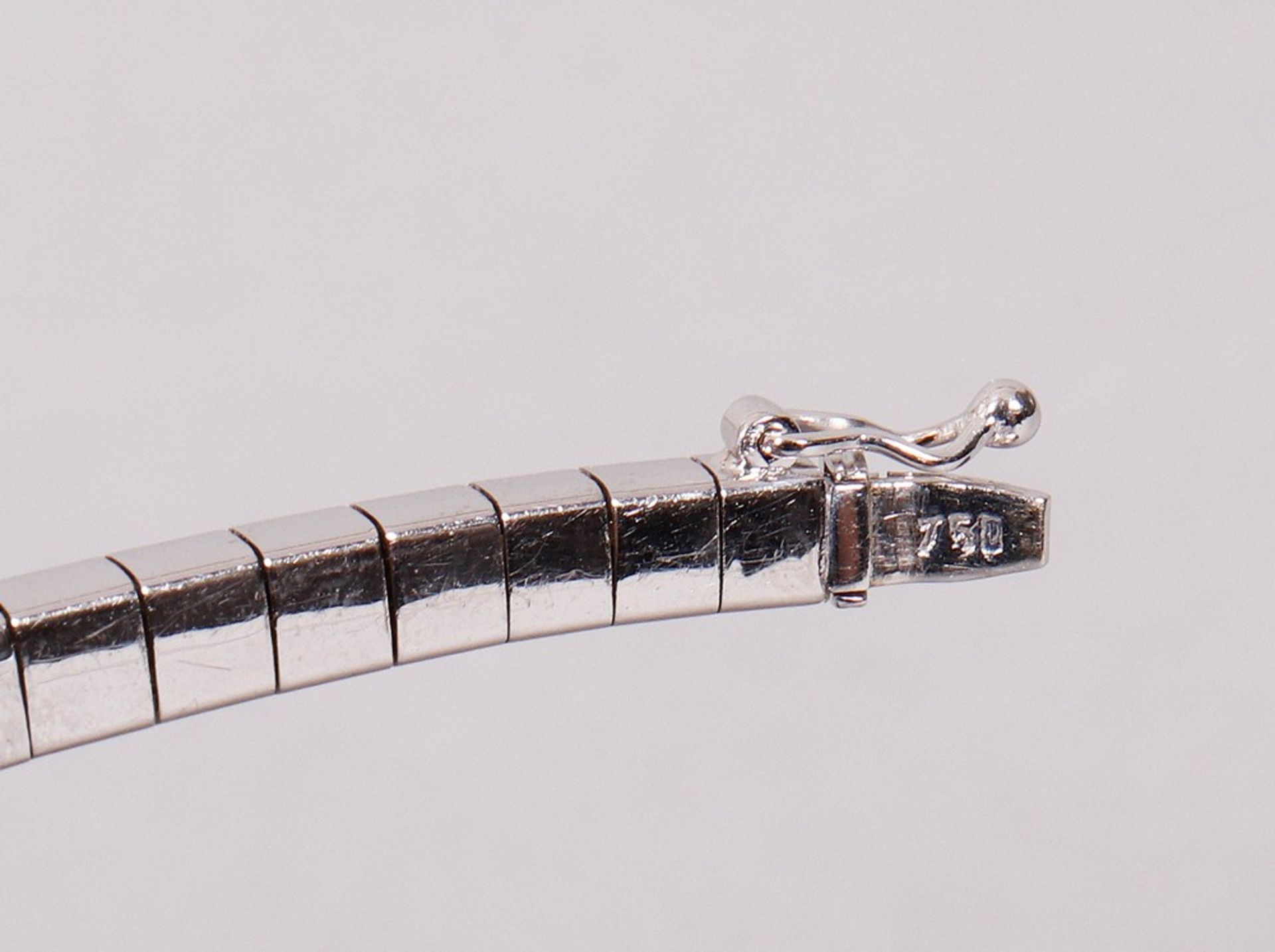 Bracelet, 750 white gold, 1960s - Image 6 of 8