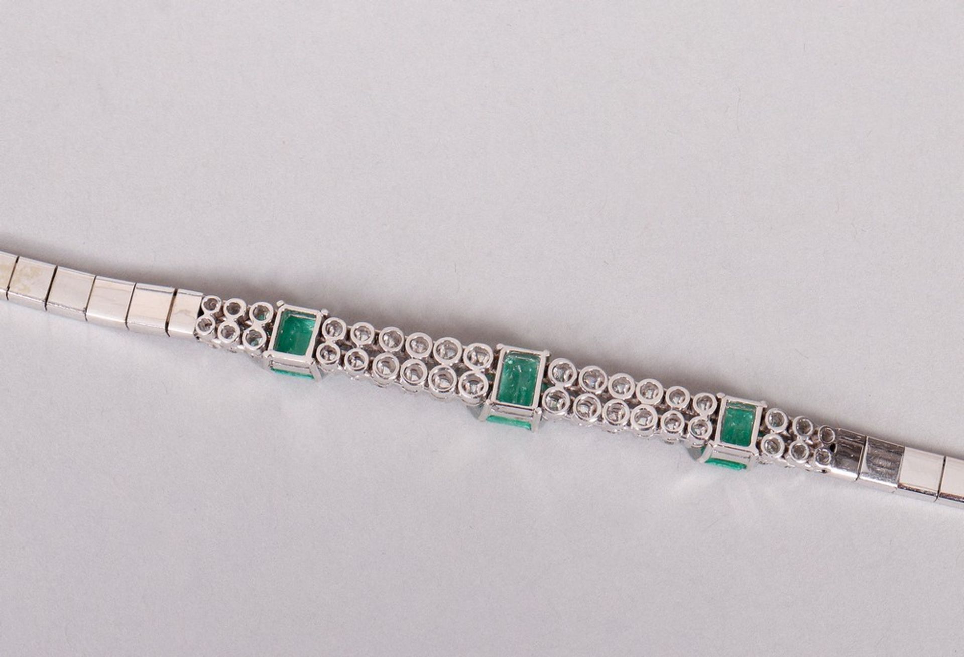 Bracelet, 750 white gold, 1960s - Image 5 of 8