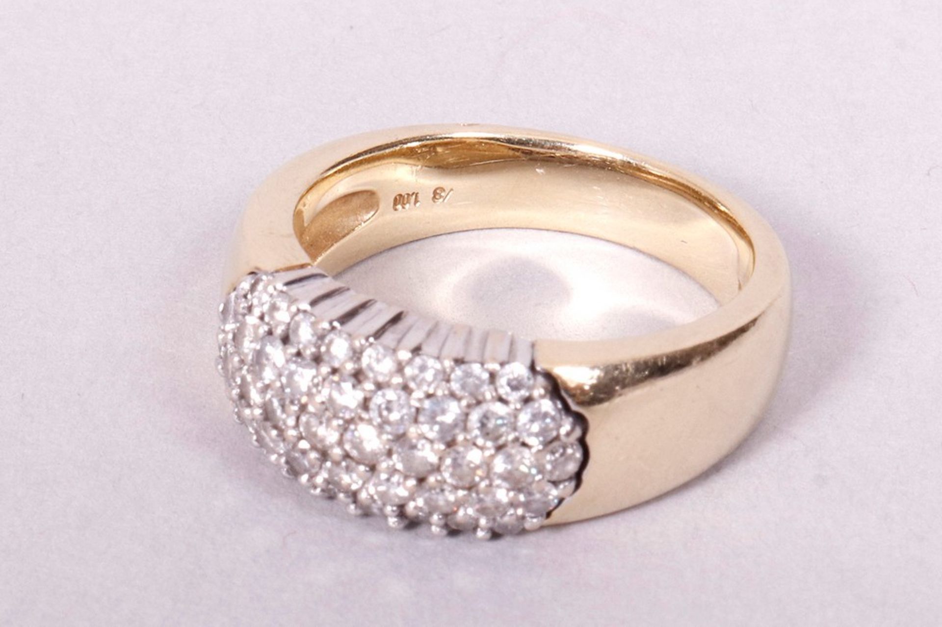 Band ring, 585 GG - Image 3 of 6