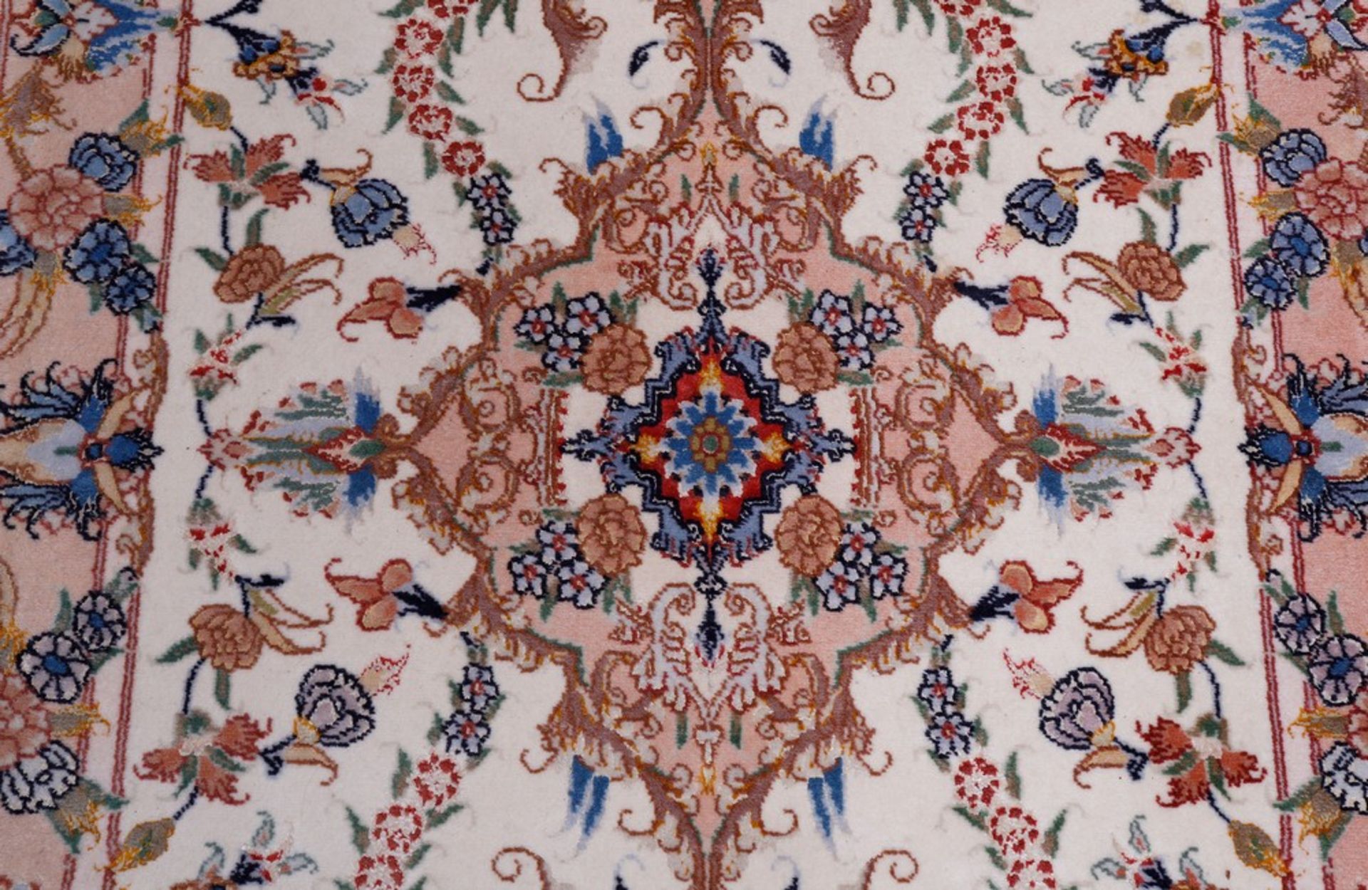 2 small carpets, Isfahan and Tabriz, Persia - Image 3 of 3