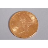 USA, 20 Dollars / Twenty Dollars, 1904, San Francisco, 900 Gold, 33,4 Gramm, VZ, selten
