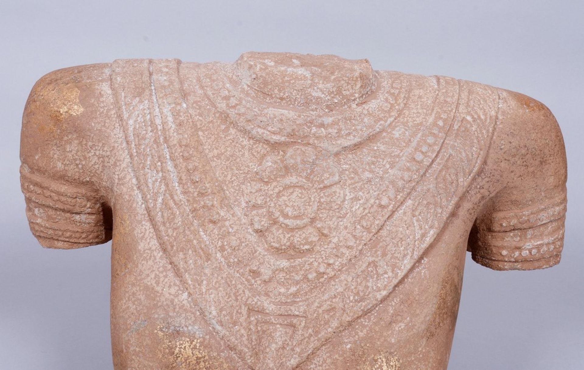 Female torso (fragment), probably India - Image 2 of 5