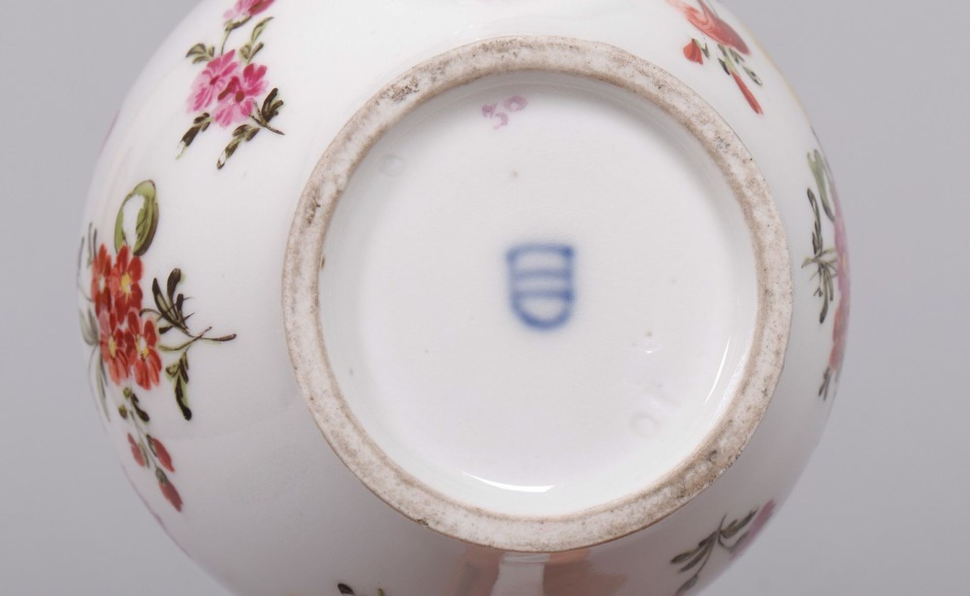 Miniature teapot, Wiener Porzellanmanufaktur (Kaiserlich privilegierte Porcellain Fabrique), c. 177 - Image 5 of 6