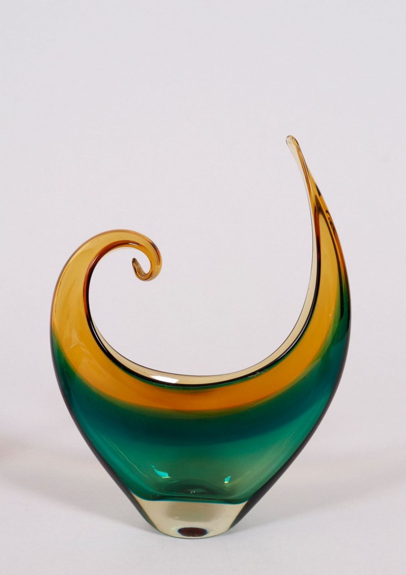 Bowl and vase, Murano, Italy, c. 1960, in the style of Flavio Poli - Image 4 of 6