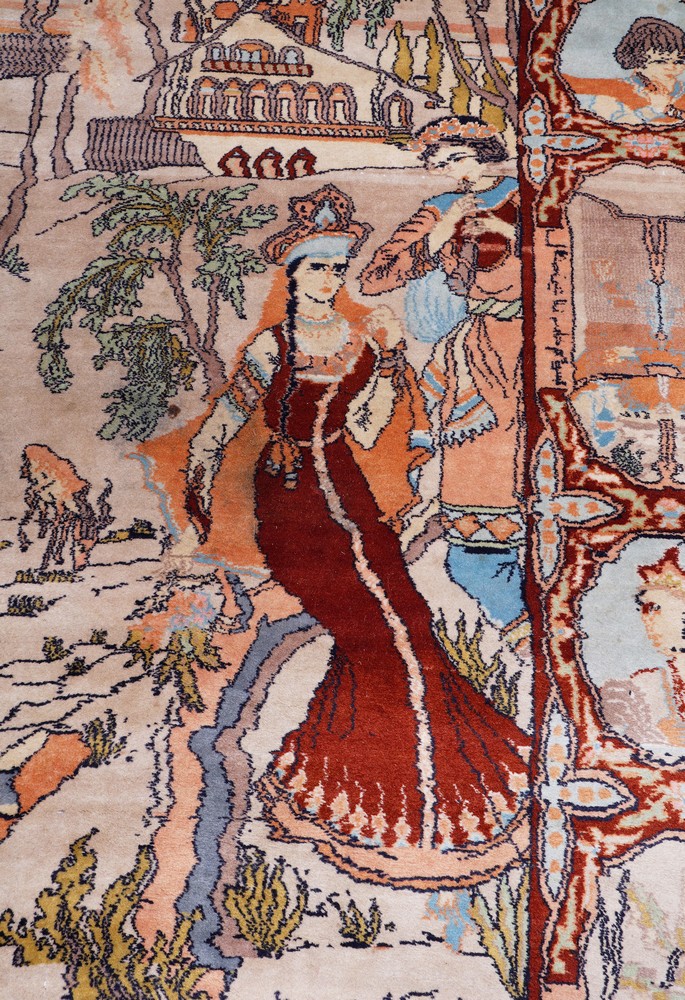 Carpet, Tabriz, Persia, old - Image 2 of 4
