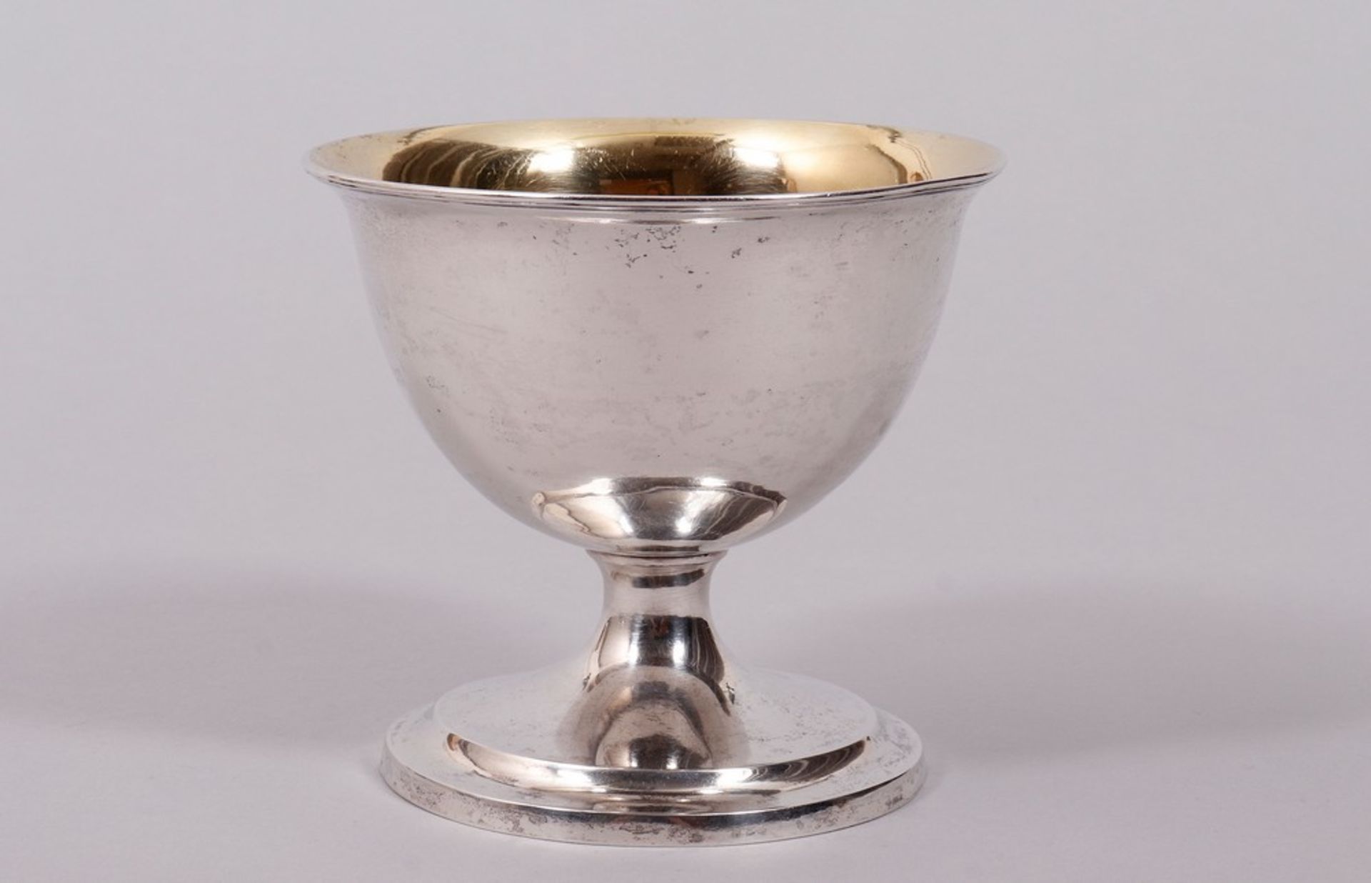 Footed bowl, silver, 13 Loth, Johann Martin Schott, Frankfurt a. M., c. 1820/30