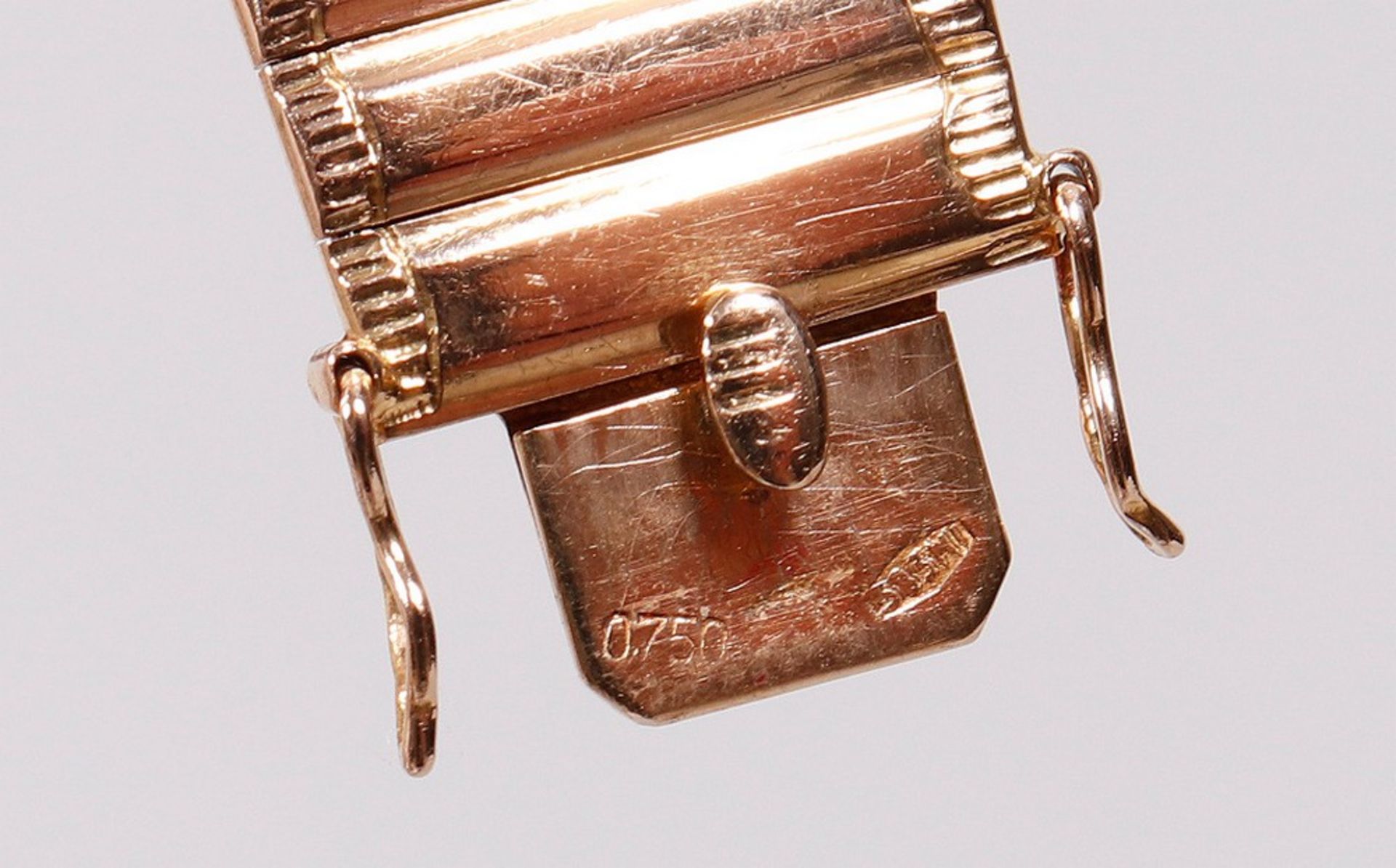 Art Deco Armband, 750 Gold, 20. Jh.  - Bild 5 aus 5