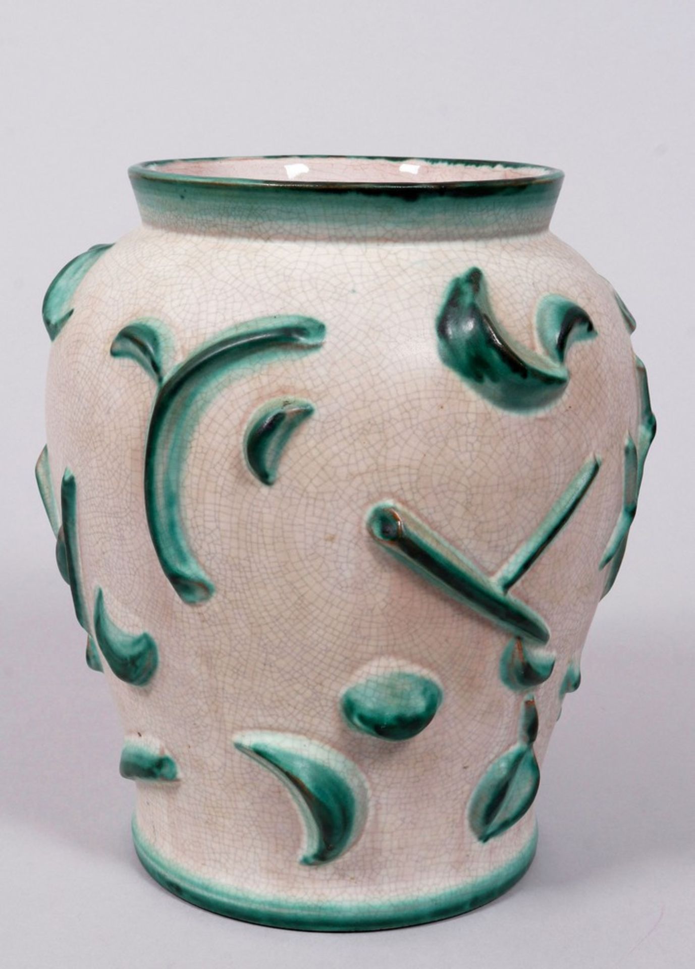 Große Vase, Entwurf Augusta Kaiser (1895, Niederbrechen - 1932, Wiesbaden) für Kieler Kunst-Keramik