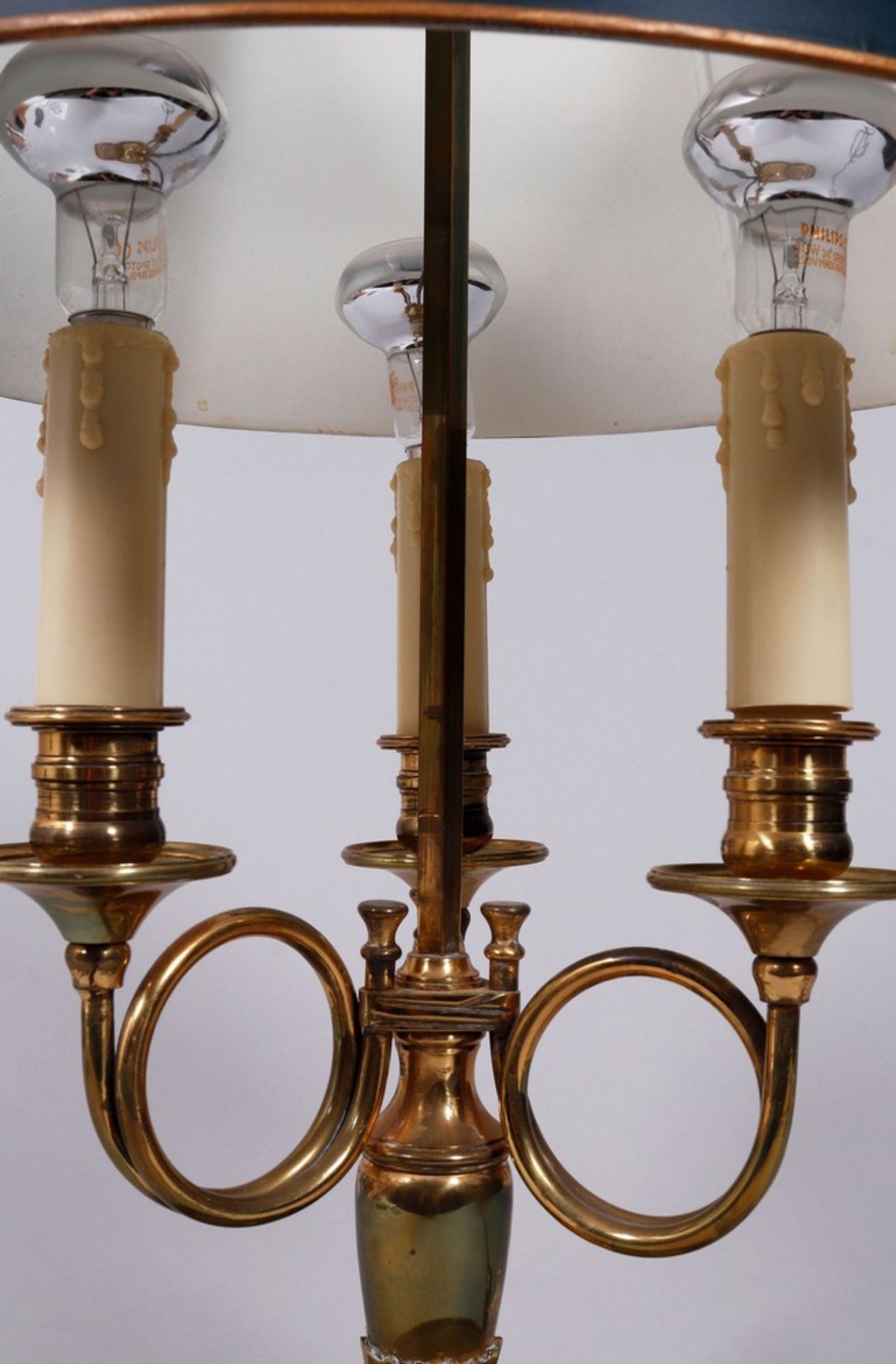 Bouillotte table lamp, probably Sweden, 20th C. - Image 3 of 5