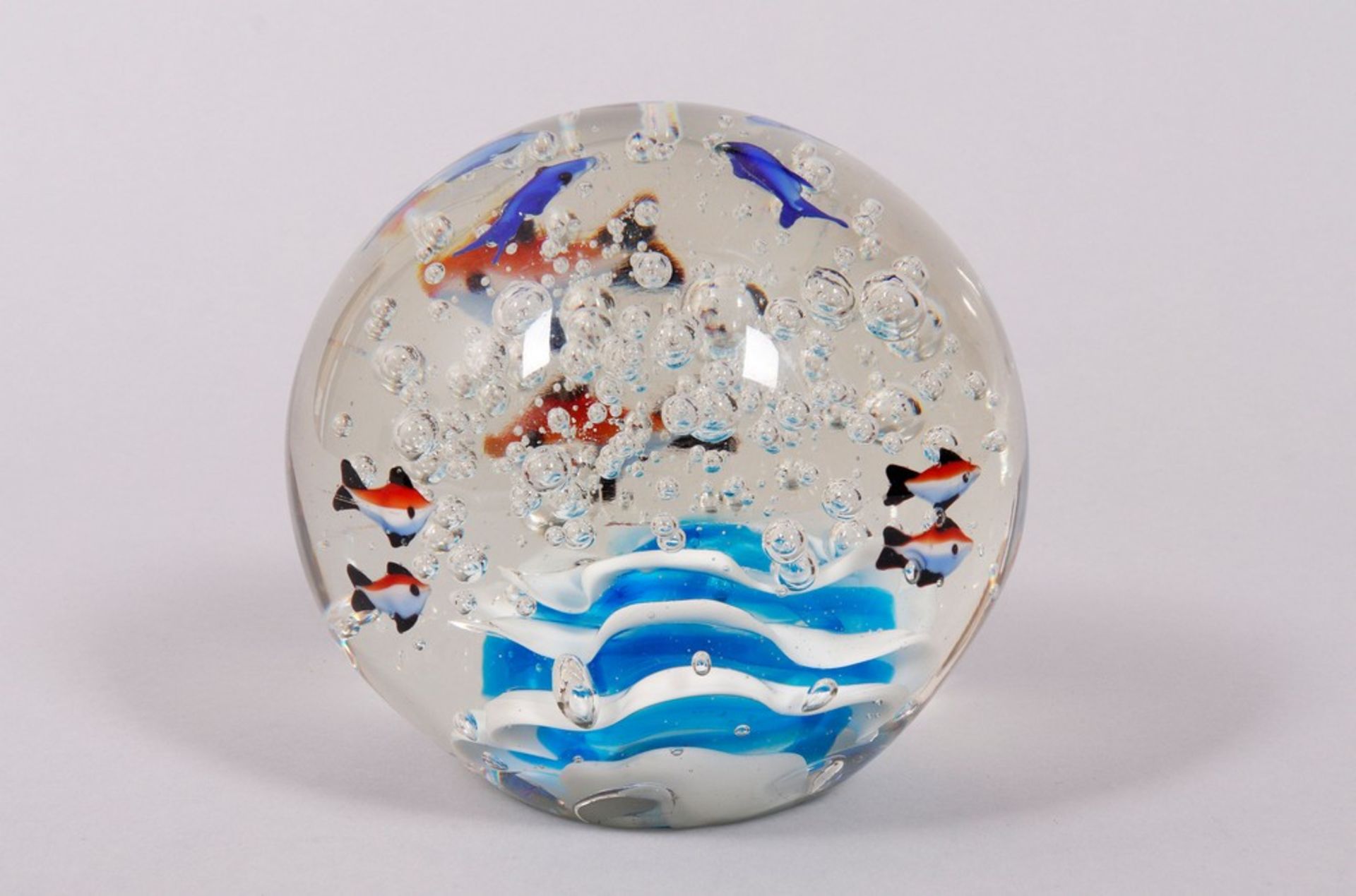 Large paperweight, probably Murano, Italy, 20th C.
