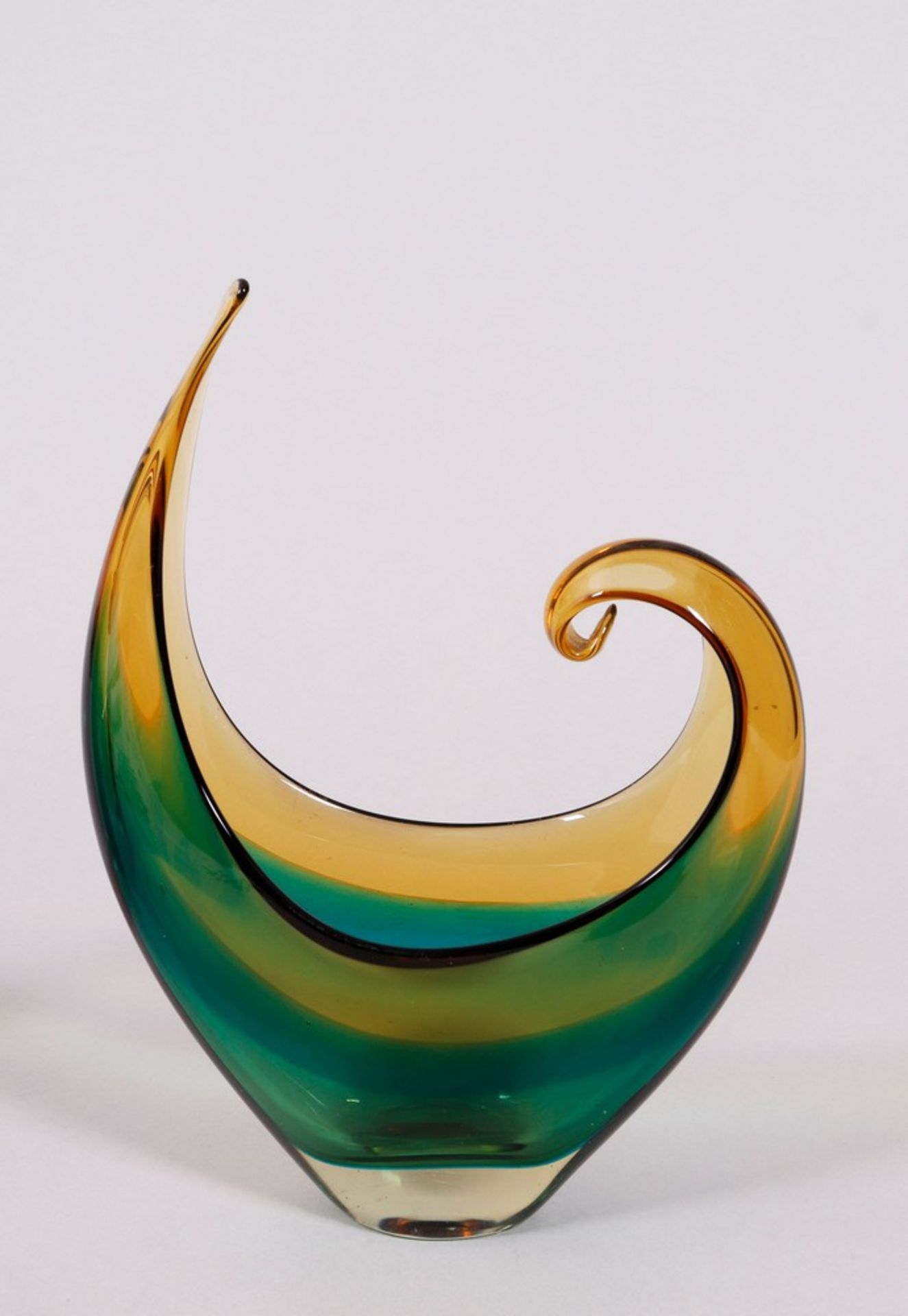 Bowl and vase, Murano, Italy, c. 1960, in the style of Flavio Poli - Image 5 of 6