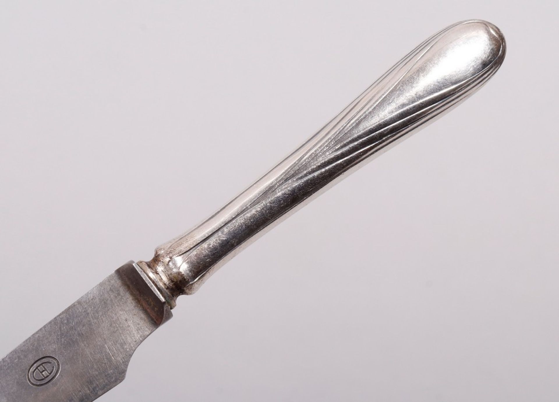 12 knives, 800 silver, design Hans Christiansen (1866, Flensburg - 1945, Wiesbaden) for Bruckmann & - Image 4 of 5
