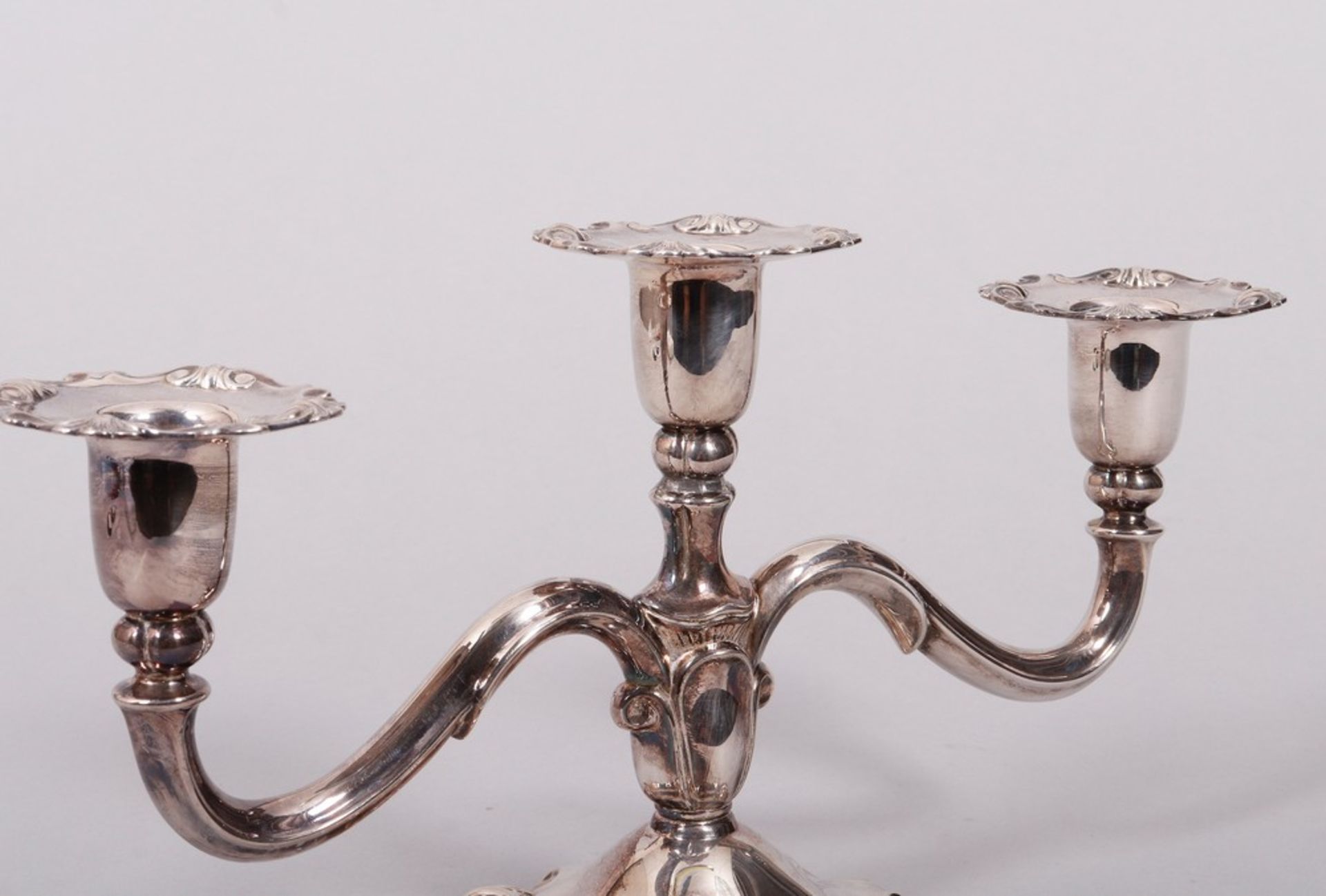 Small candelabra, 835 silver, C.M. Cohr, Fredericia, c. 1959 - Image 3 of 4