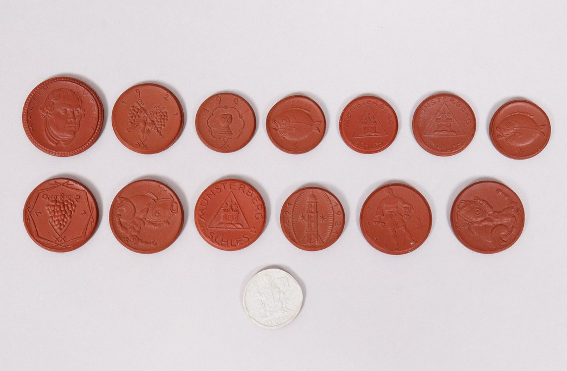 14 Notgeld-/Spendenmünzenmünzen, Meissen, um 1920  - Bild 2 aus 5
