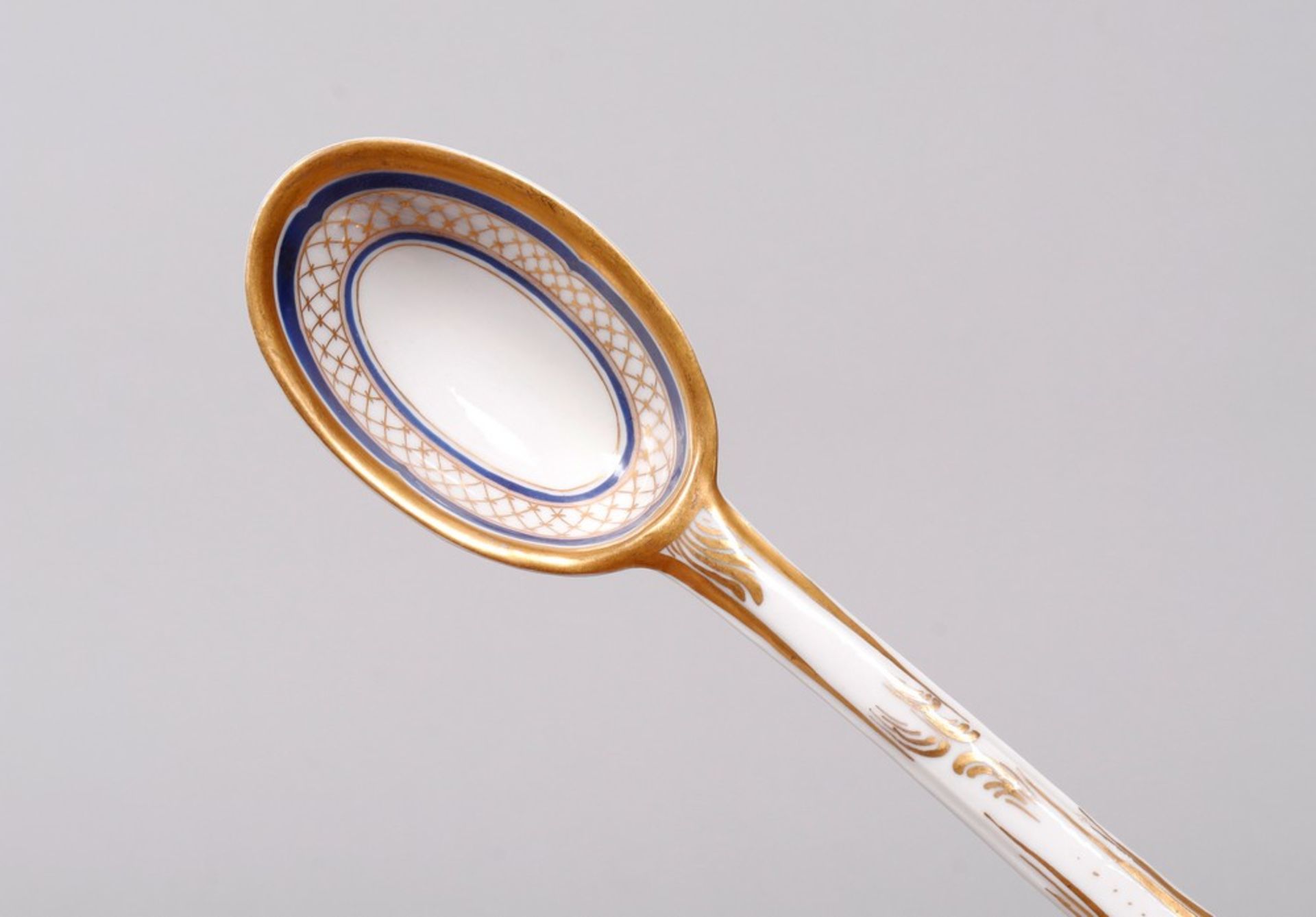 Pair of spoons, probably KPM-Berlin, 1st half 20th C. - Image 2 of 3