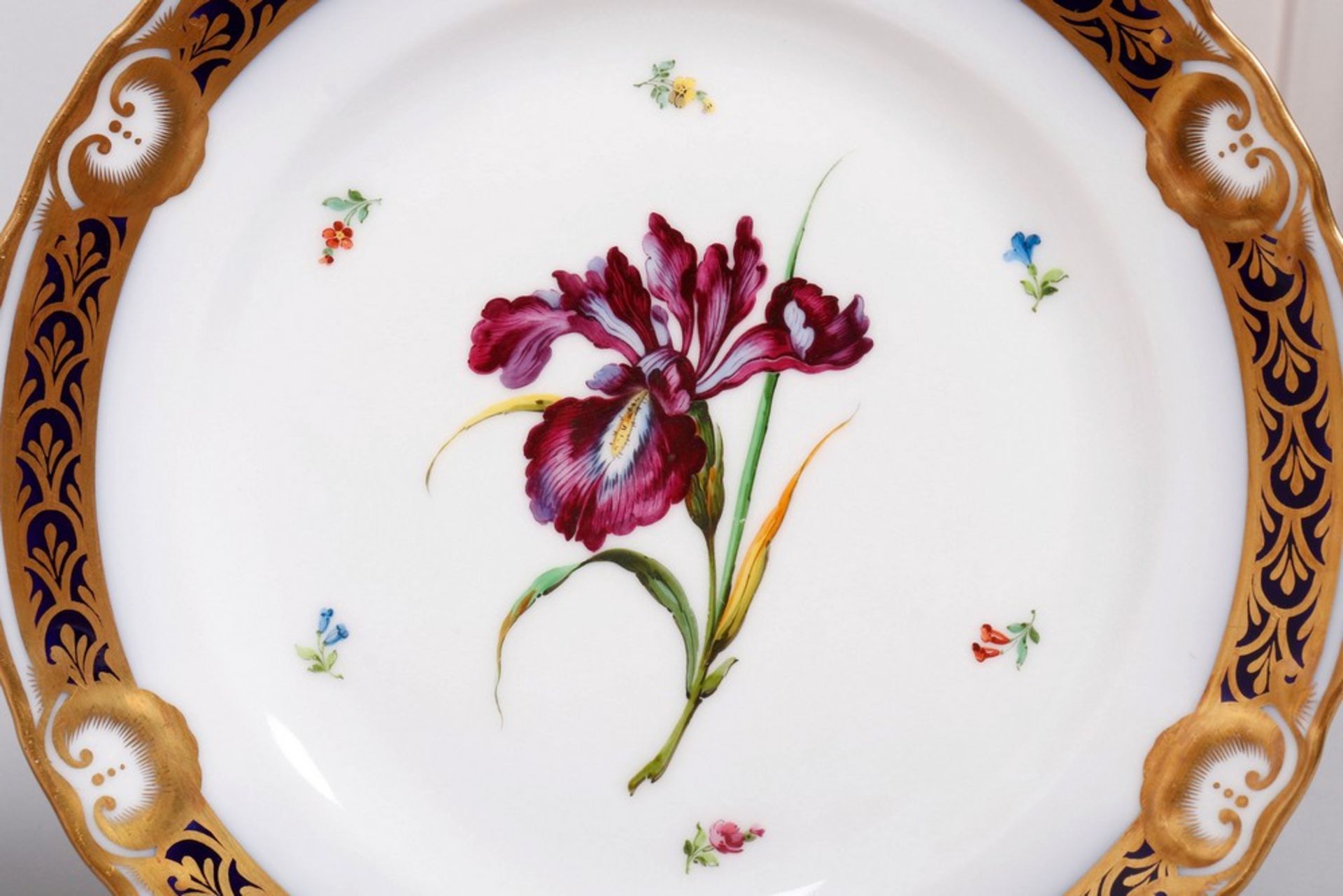 11 cake plates, Imperial Vienna, c. 1808 - Image 11 of 12