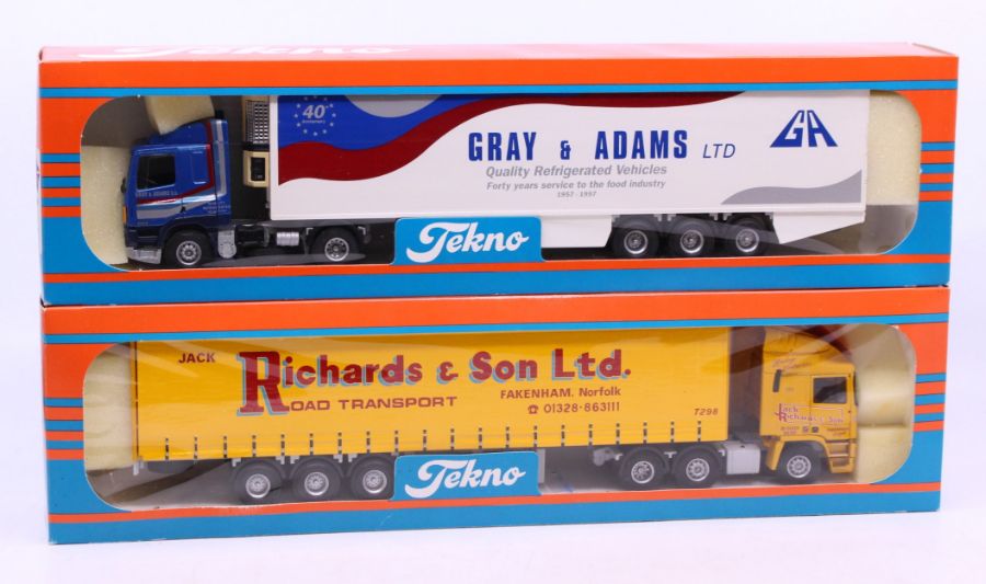 Tekno: A boxed Tekno diecast, Jack Richards & Sons Ltd. lorry, 1:50 Scale, Made in Holland.