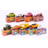 Matchbox: A collection of nine Matchbox Superfast vehicles to comprise: VW Golf 7, De Tomaso Pantera