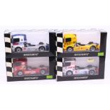 Minichamps: A collection of four boxed Minichamps Race Trucks to comprise: Mercedes-Benz Race