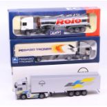 Diecast: A collection of three boxed diecast vehicles to comprise: Tekno Pegaso Troner lorry;