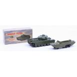 Dinky: A boxed Dinky Toys, Centurion Tank, 651, vehicle appears in good condition; together with