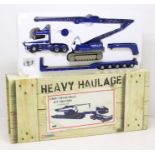 Corgi: A boxed Corgi, Heavy Haulage, Scania T Cab King Trailer with Tower Crane, G. O'Brien &