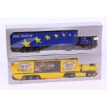 Tekno: A boxed Tekno diecast, DAF Trucks Euromaster lorry, 1:50 Scale, Made in Holland. Together