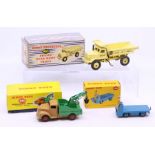 Dinky: A collection of three boxed Dinky Toys to comprise: Breakdown Lorry Commer Chassis, 450; B.
