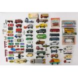 Diecast: A collection of assorted diecast vehicles, both boxed and unboxed, to include Dinky, Corgi,