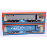 Tekno: A boxed Tekno diecast Securicor Omega Logistics lorry, 1:50 Scale, Made in Holland. Vehicle