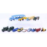 Diecast: A collection of assorted unboxed, diecast vehicles to comprise: Matchbox: ERF Truck 20,