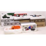 First Gear: A collection of five boxed First Gear models, 1:34 Scale, to comprise: Mack R-Model with