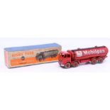 Dinky: A boxed Dinky Toys, Foden 14-Ton Tanker, 'Mobilgas', 504, red body. Condition is good, some