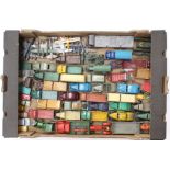 Dinky: A collection of assorted playworn, diecast Dinky vehicles, to include: various commericals,
