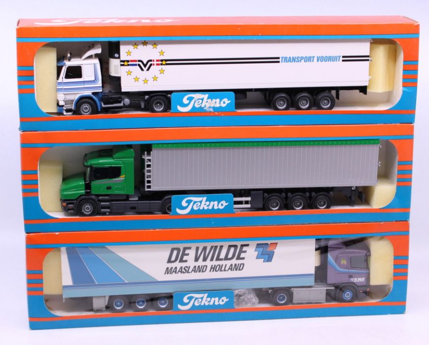 Tekno: A boxed Tekno diecast, De Wilde, Holland lorry, 1:50 Scale, Made in Holland. Together with