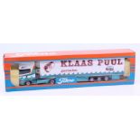 Tekno: A boxed Tekno diecast, Klaas Puul lorry, 1:50 Scale, Made in Holland. Vehicle appears in very