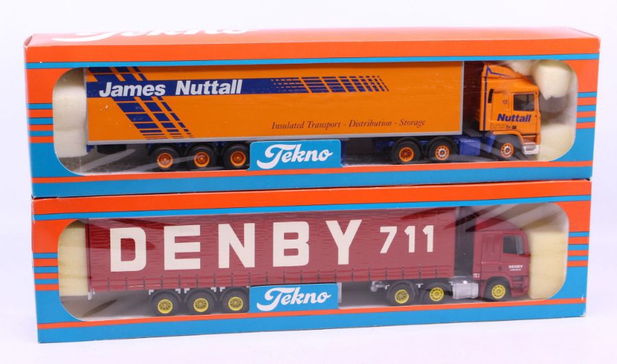 Tekno: A boxed Tekno diecast, James Nuttall lorry, 1:50 Scale, Made in Holland. Vehicle appears in