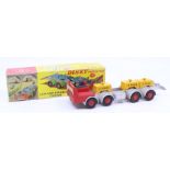 Dinky: A boxed Dinky Supertoys, Leyland 8-Wheeled Chassis, 936, red cab, silver chassis, with
