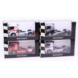 Minichamps: A collection of four boxed Minichamps Race Trucks to comprise: Mercedes-Benz Race